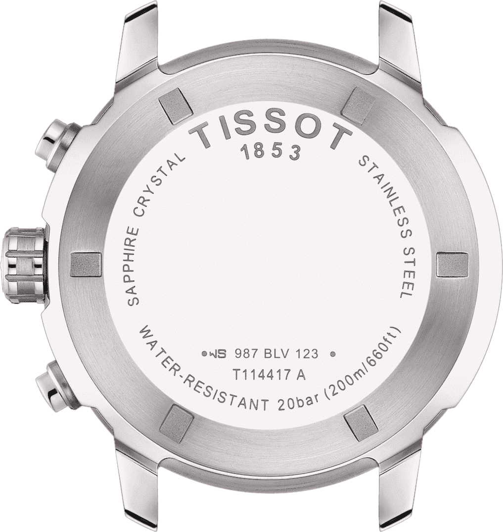 Tissot stainless steel water resistant 200m sapphire crystal on sale