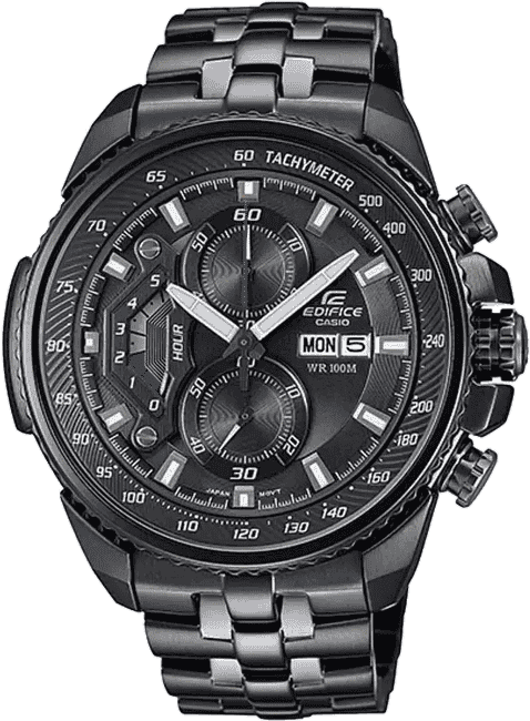 Edifice casio black price clearance