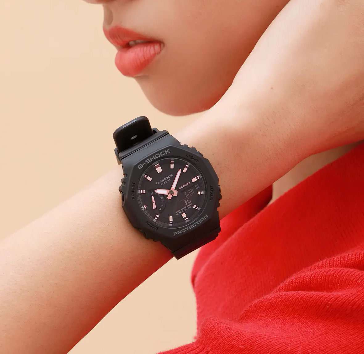 Buy Casio G1107 GMA-S2100-1ADR G-Shock Women Watch in India I