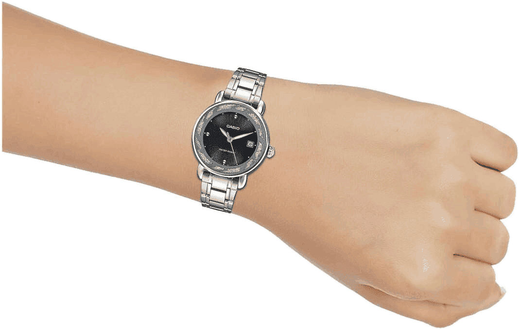 Buy Casio A1040 LTP E120D 1ADF Enticer Ladies Watch in India I Swis