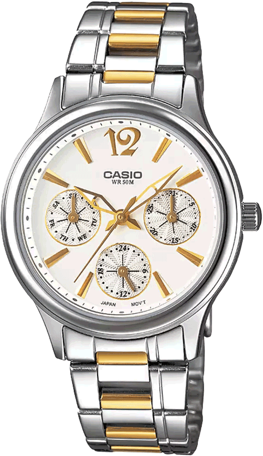 Buy Casio A847 LTP-2085SG-7AVDF Enticer Ladies Watch in India I Swi