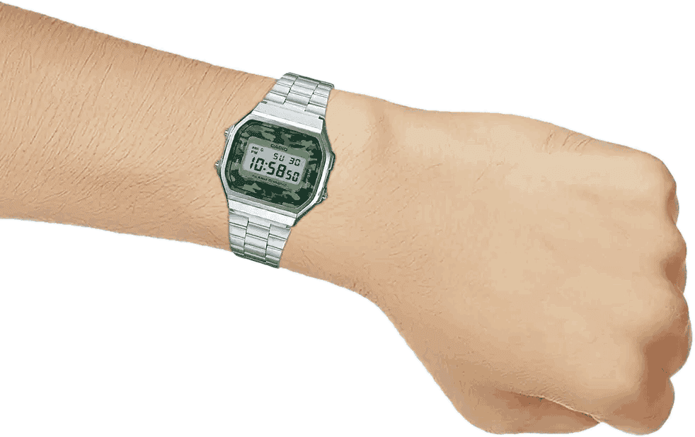 Buy Casio D147 A168WEC 3DF Vintage Watch in India I Swiss Time House