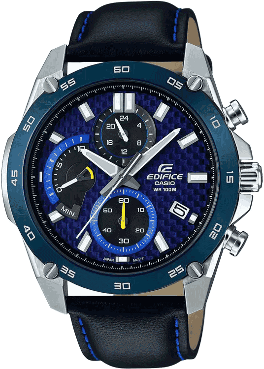 Buy Casio ED470 EFR 557BL 2AVUDF Edifice Watch in India I Swiss Tim