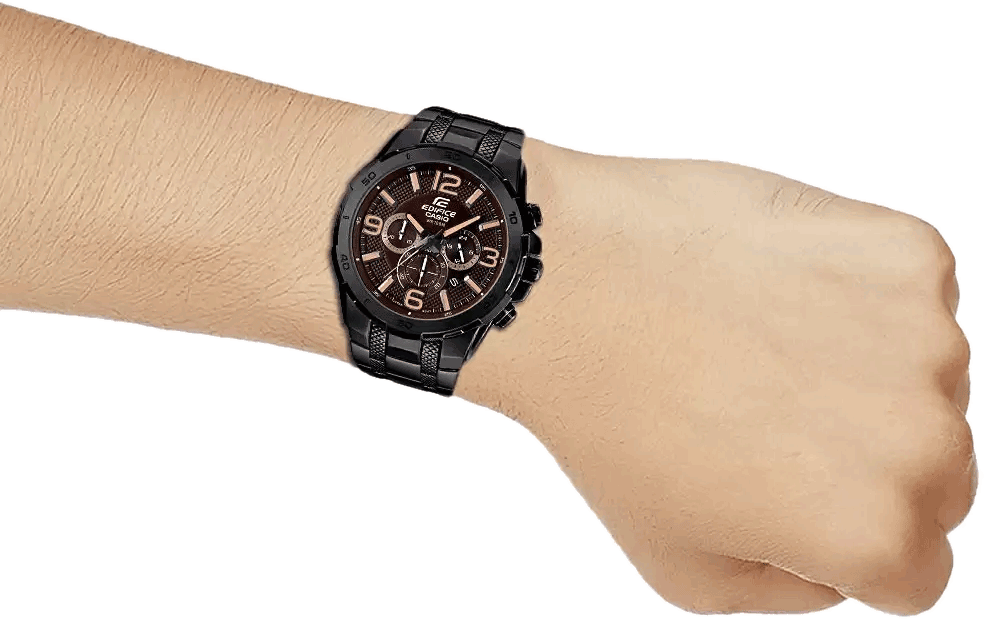 Buy Casio EX181 EFR-538BK-5AVUDF Edifice Watch in India I Swiss Tim