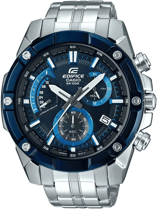 EDIFICE CASIO ターコイズ ブルー Sapphire 試着のみ EDIFICE CASIO ターコイズ ブルー Sapphire 試着のみ EDIFICE CASIO