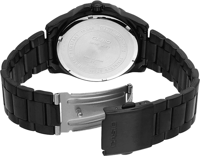 Buy Casio A929 MTD 1075BK 1A1VDF Enticer Men Watch in India I Swiss