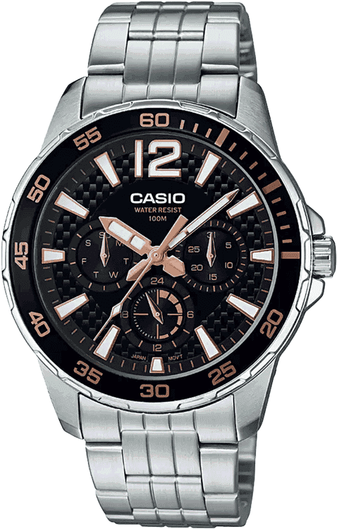 Buy Casio A1478 MTD 330D 1A3VDF Enticer Men Watch in India I Swiss
