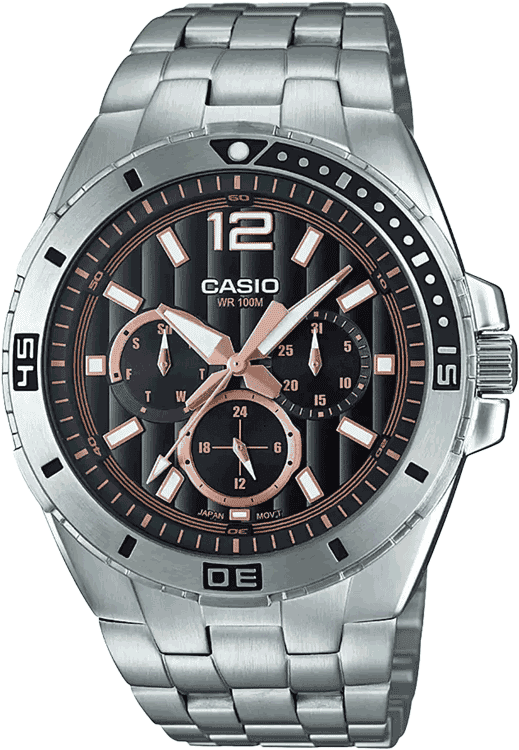 Buy Casio A1328 MTD 1060D 1A3VDF Enticer Men Watch in India I Swiss