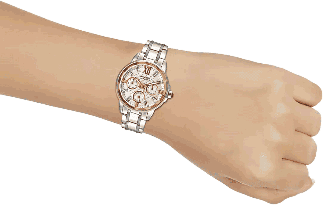 Buy Casio SX083 SHE 3029SG 7AUDR Sheen Watch in India I Swiss Time
