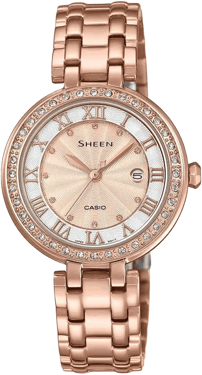 Buy Casio SX247 SHE 4034PG 4AUDR Sheen Watch in India I Swiss Time