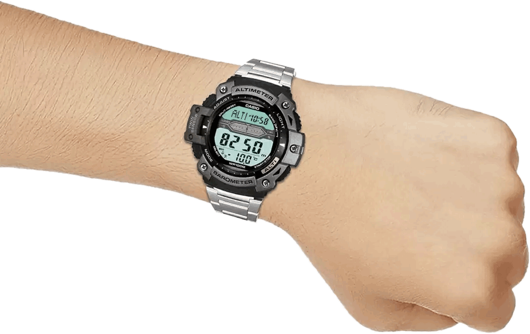 Buy Casio S061 SGW-300HD-1AVDR Outdoor Watch in India I Swiss Time