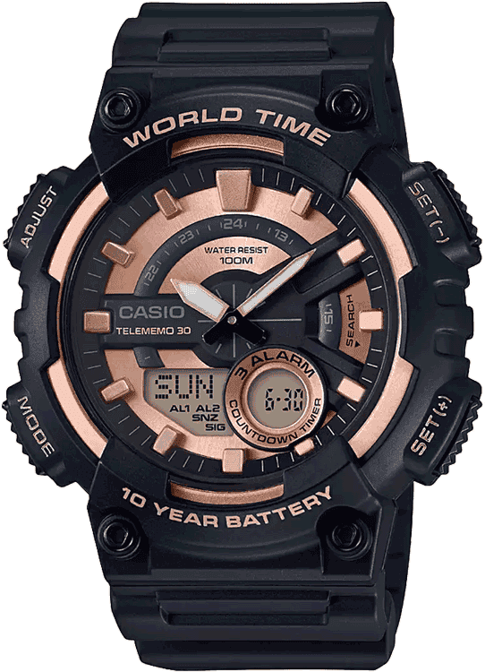 Buy Casio AD222 AEQ 110W 1A3VDF Youth Watch in India I Swiss Time H