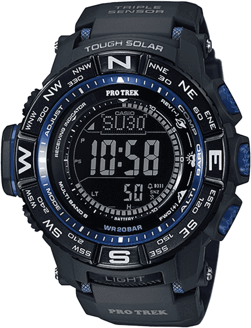 Trek Prw 3500 Protrek Wr20bar Casio Men's PRO TREK PRW-3500Y-1CR - Main Image