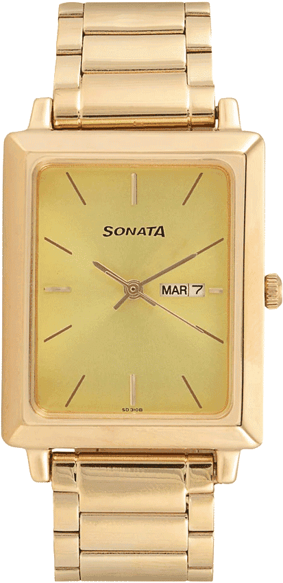 Buy Sonata 7078YM04 Watch in India I Swiss Time House