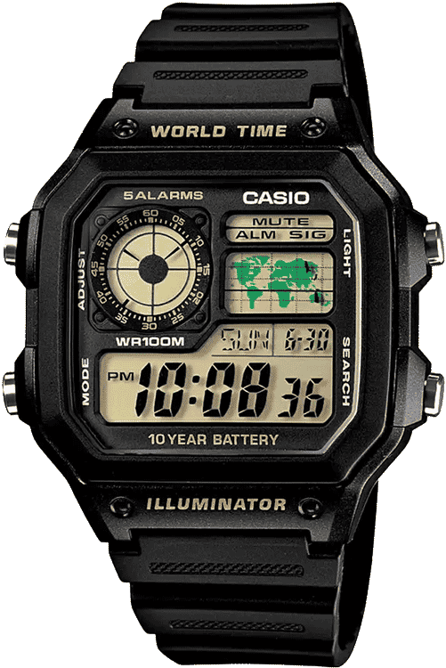 Buy Casio D098 AE 1200WH 1BVDF Youth Watch in India I Swiss Time House