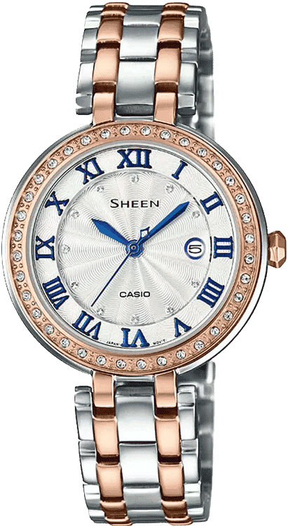 Buy Casio SX191 SHE 4034BSG 7BUDR Sheen Watch in India I Swiss Time