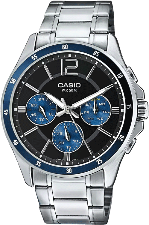 Buy Casio A1646 MTP-1374HD-2AVIF Enticer Men Watch in India I Swiss