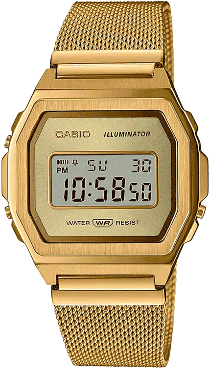 Casio classic illuminator gold best sale