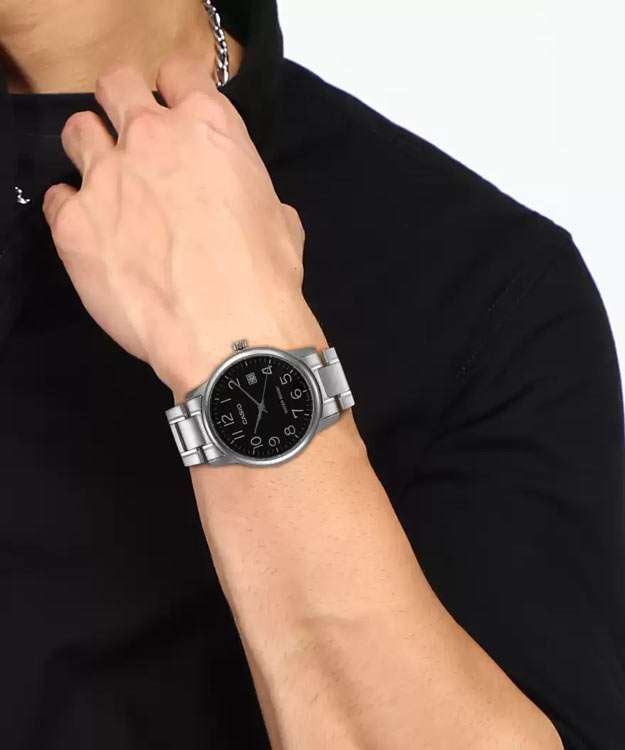 Buy Casio A1668 MTP V002D 1BUDF Enticer Men Watch in India I Swiss