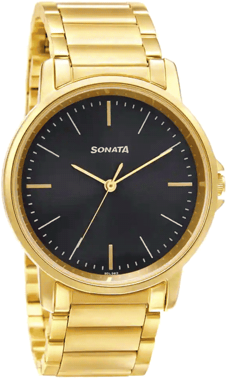 Buy Sonata 77083YM04W Watch in India I Swiss Time House