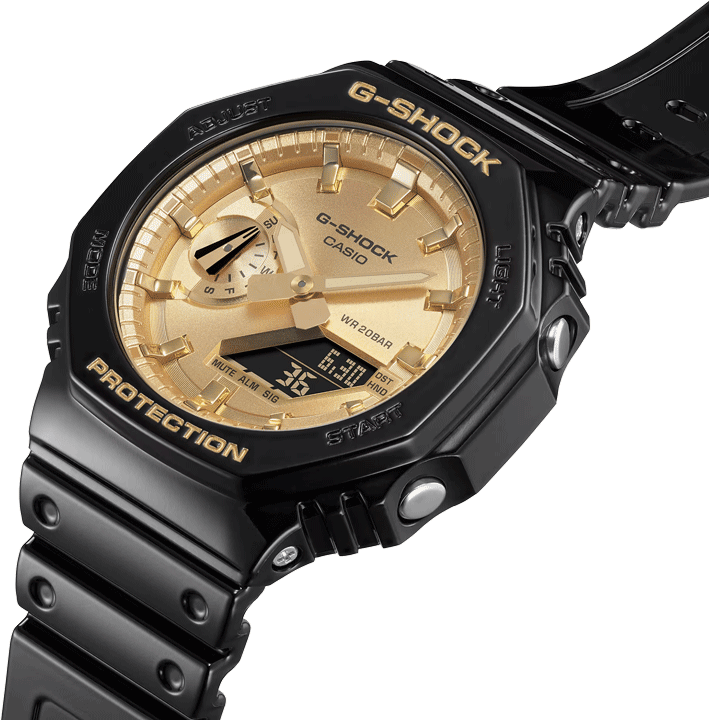 G-SHOCK ゴールド ブラック 腕時計 G-SHOCK ブラック×ゴールド GA-110GB-1AJF メンズ 電池式 アナログ