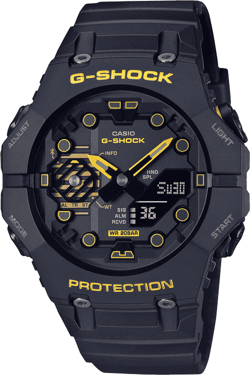 美品　稼働品　CASIO G-SHOCK GA-B001 CASIO G-SHOCK GA-B001MW-8AJF Virtual mix Bluetooth Analog Digital