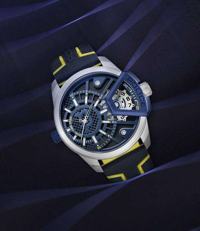Police multi time zone watch discount