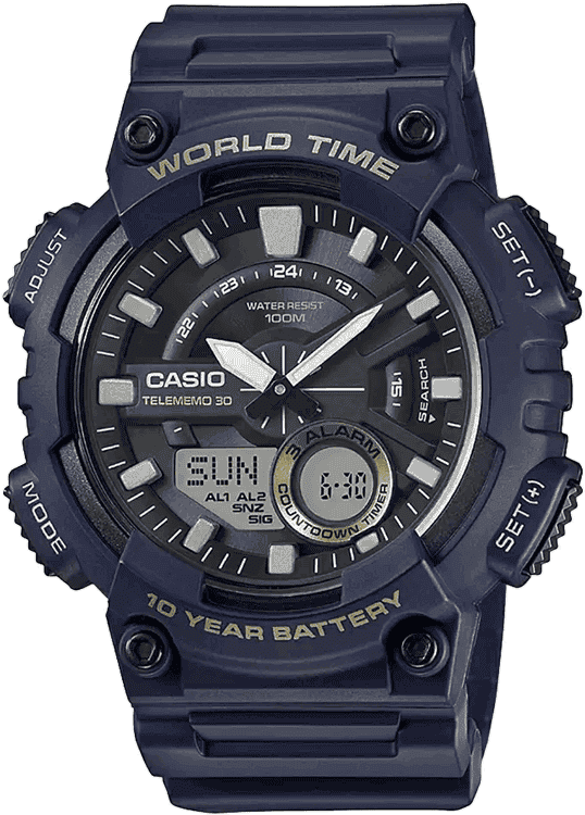 Buy Casio AD208 AEQ 110W 2AVDF Youth Watch in India I Swiss Time House
