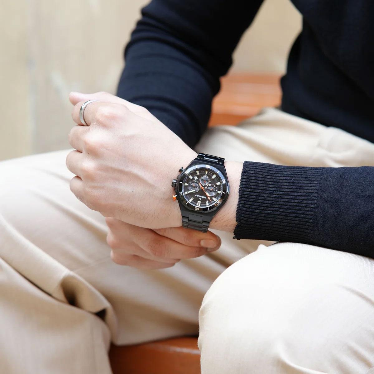 Buy Tornado Tornado T24104-BBBB Watch in India I Swiss Time House