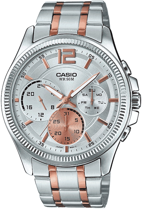Buy Casio A1662 MTP E305HRG 7AVIF Enticer Men Watch in India I Swis
