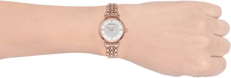 正規品EMPORIO ARMANI AR11244 腕時計 レディース EMPORIO ARMANI AR11244 Women's Watch Rose Gold Stainless Steel