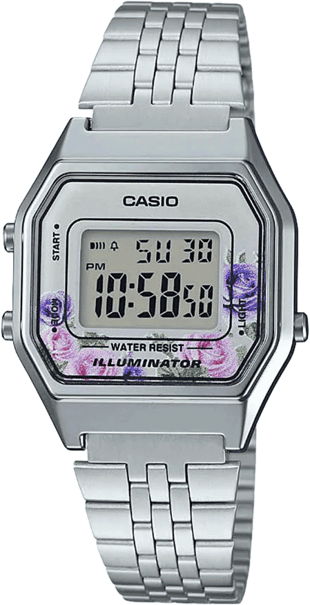 La680wa Casio Women's Watch Silver Buy Casio D204 LA680WA-4CDF Vintage Watch In India I Swiss Time House