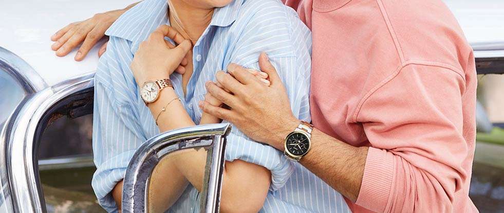Mk matching sales couple watches